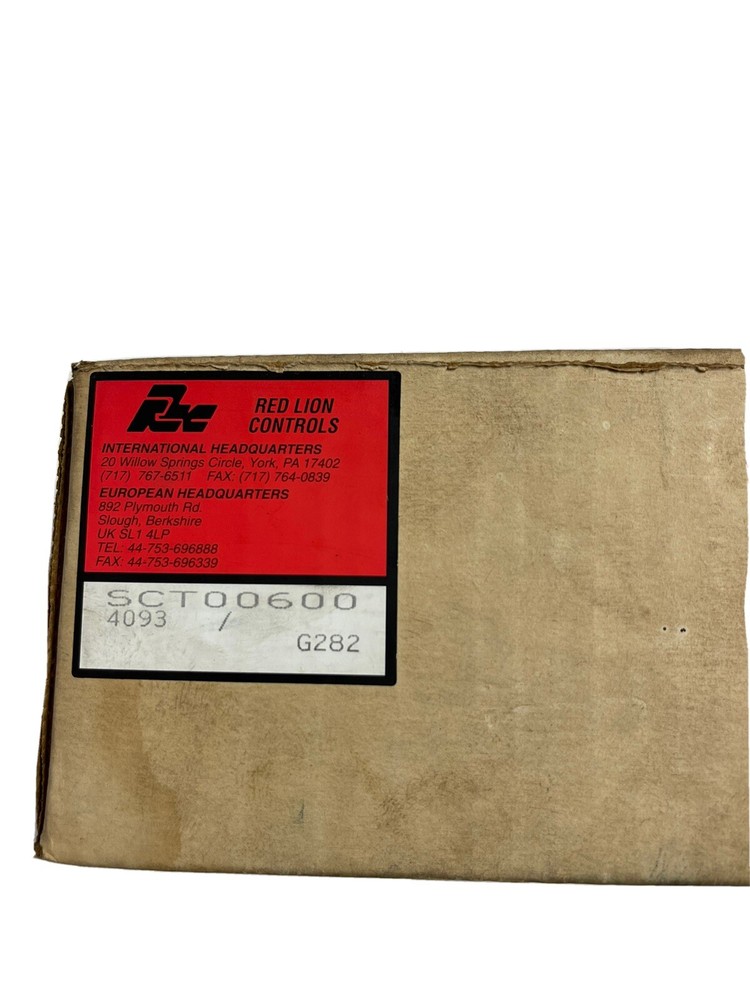 Red Lion SCT00600 Totalizing Counter 