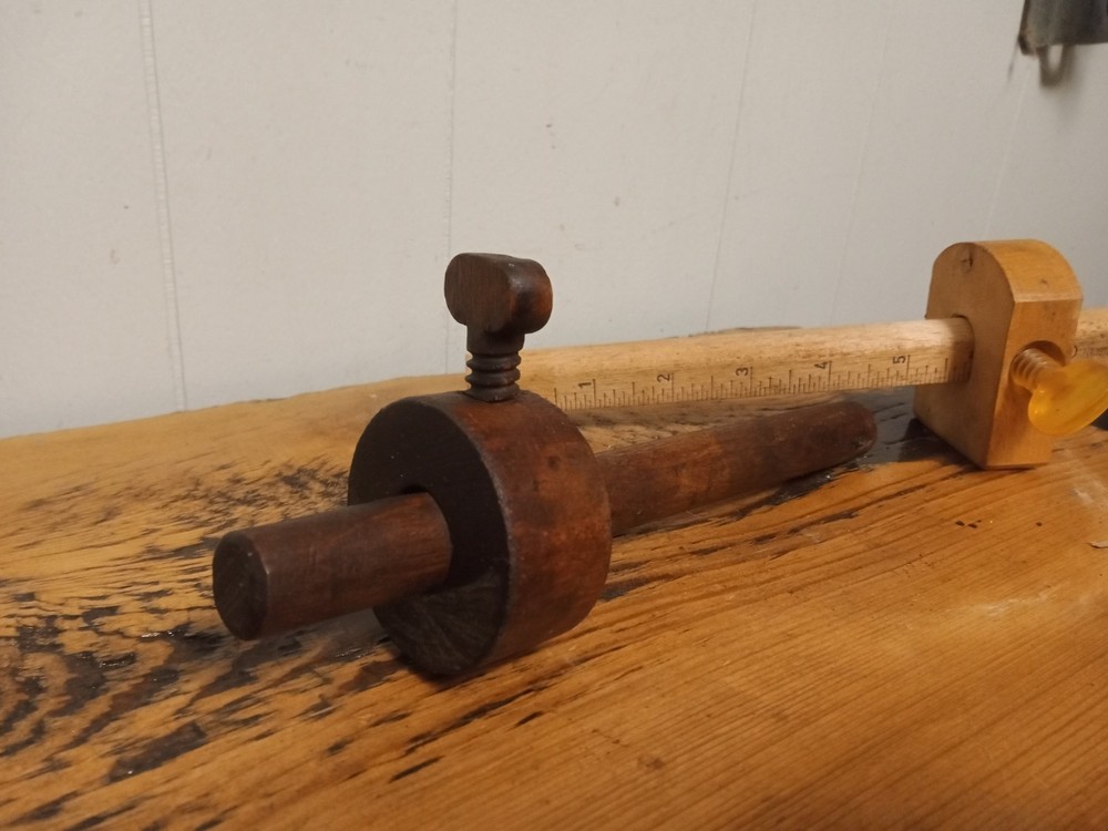 2 Vintage Marking Gauges For Woodworking