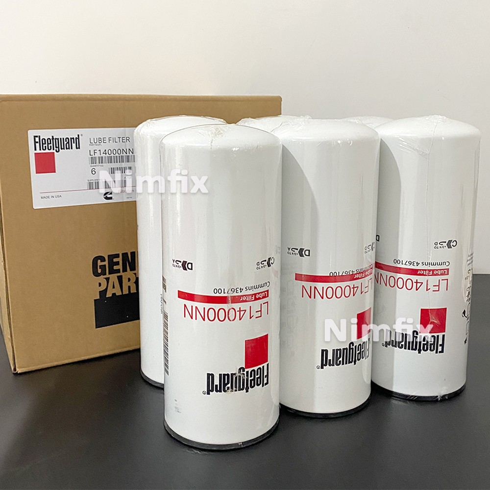 6PCS Fleetguard LF14000NN Oil Filter Cummins ISX 4367100 NEW