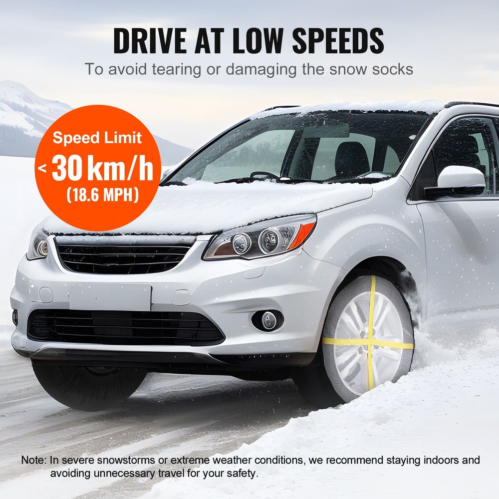 NEW HOT/ Thickened Snow Socks for Tires,Full Coverage Tire Socks with Polyester