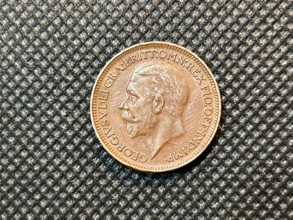 1929 Great Britain Farthing Coin ~ Lot 142