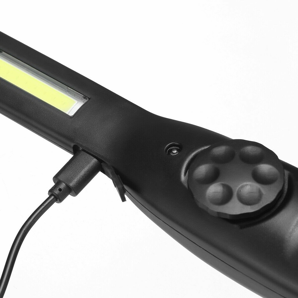2*Rechargeable LED USB Slim WorkLight Mechanic Flashlight Lamp Bar Camping Torch