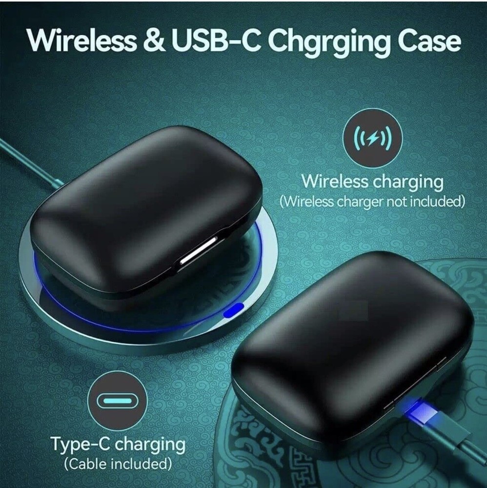 Wireless Earbuds Earhook Headset with Mic Waterproof for Apple iPhone 13 Pro Max