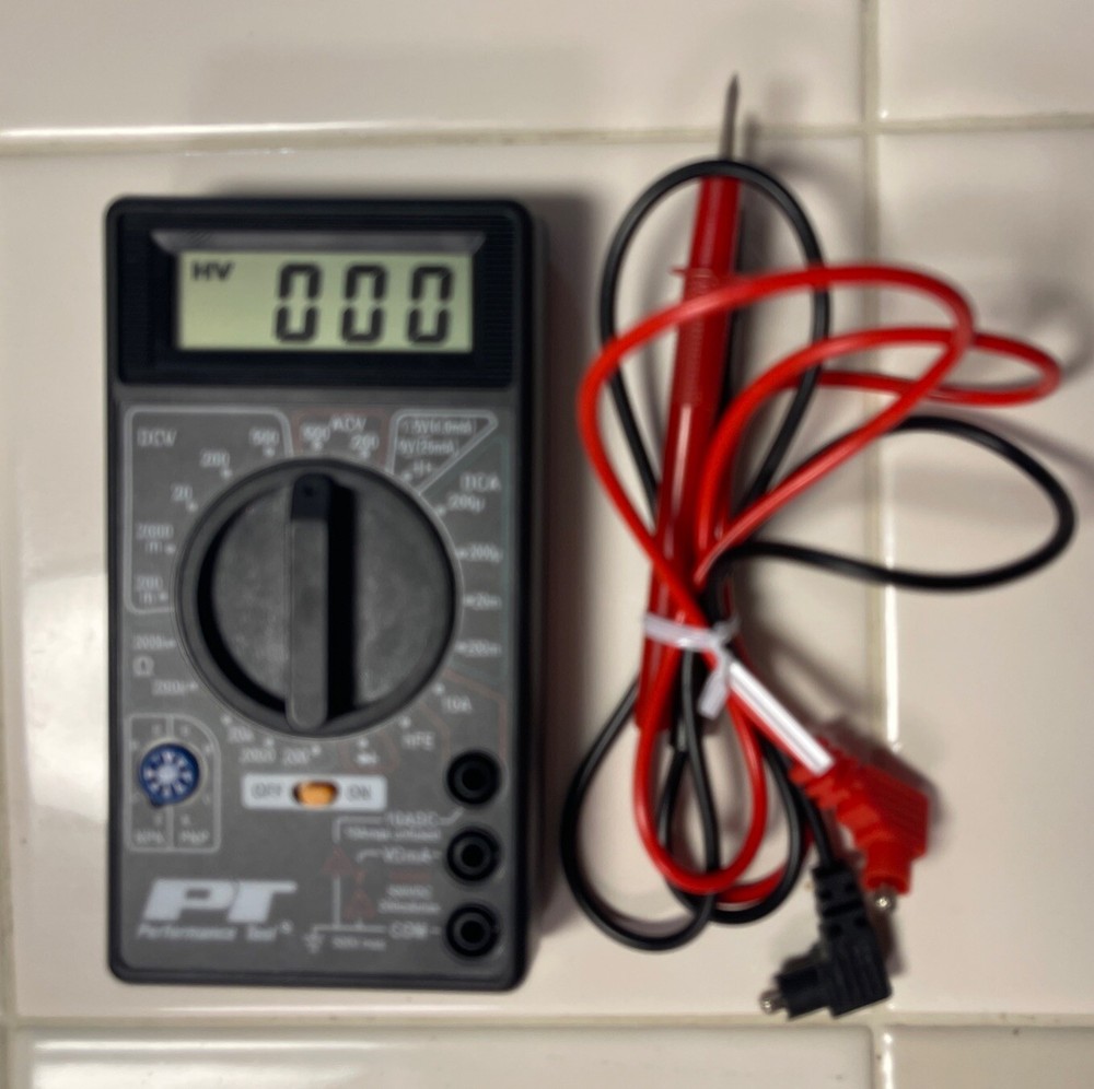 PT Performance Tool Digital Multi-Meter DCV,DCA With New Battery————-5