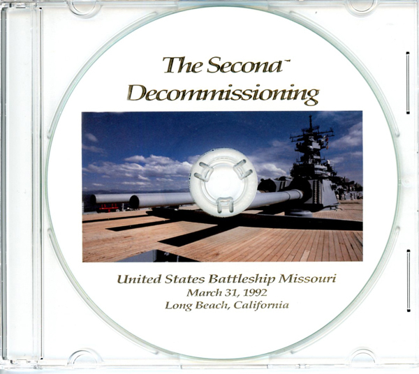 USS Missouri BB 63 2nd Decommissioning Program 1992 Navy
