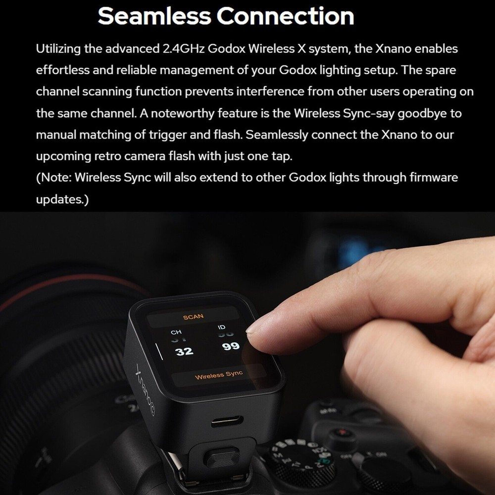 Godox X3 X3-O TTL Wireless Touch Screen Flash Trigger for Olympus Panasonic