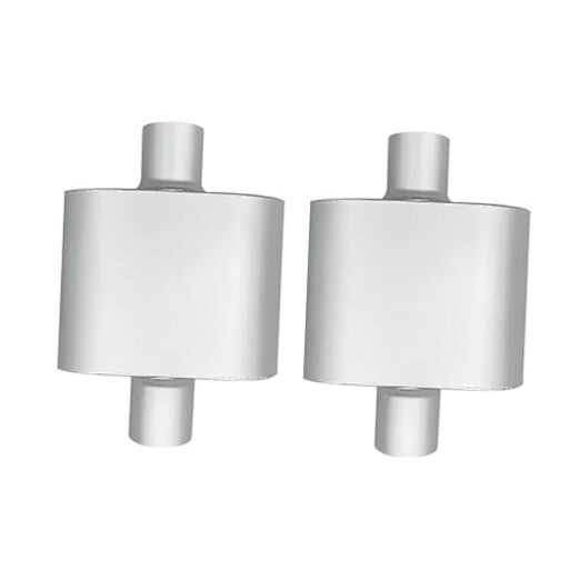 Performance Universal Aluminized Steel Single Chamber Muffler 2-Pack, 3" 3IN