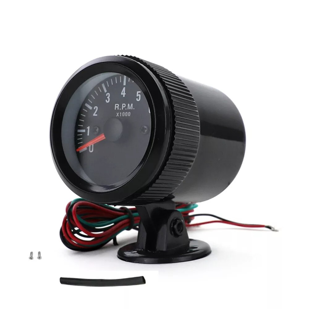 Universal 52mm tachometer with holder additional instrument display 12V NEW