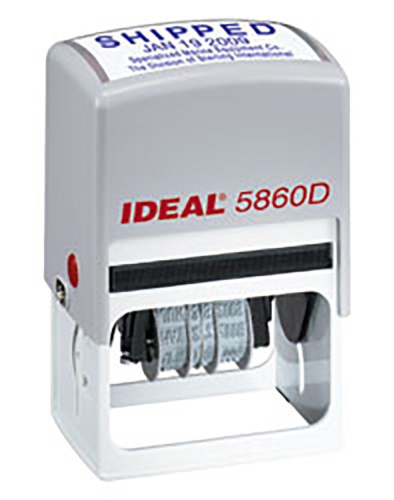 Ideal 5860D Replacement Ink Pad 2 Color Uninked Pad