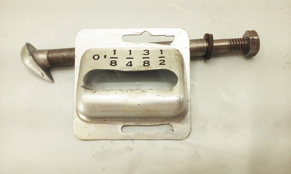 Vtg Craftsman 103 6" wood jointer cut depth pointer scale part