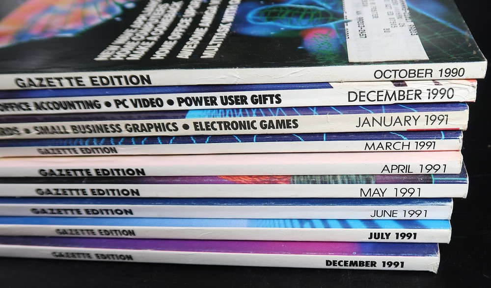 Compute Computer Magazine - 1990 & 1991 - NINE Issues LOT