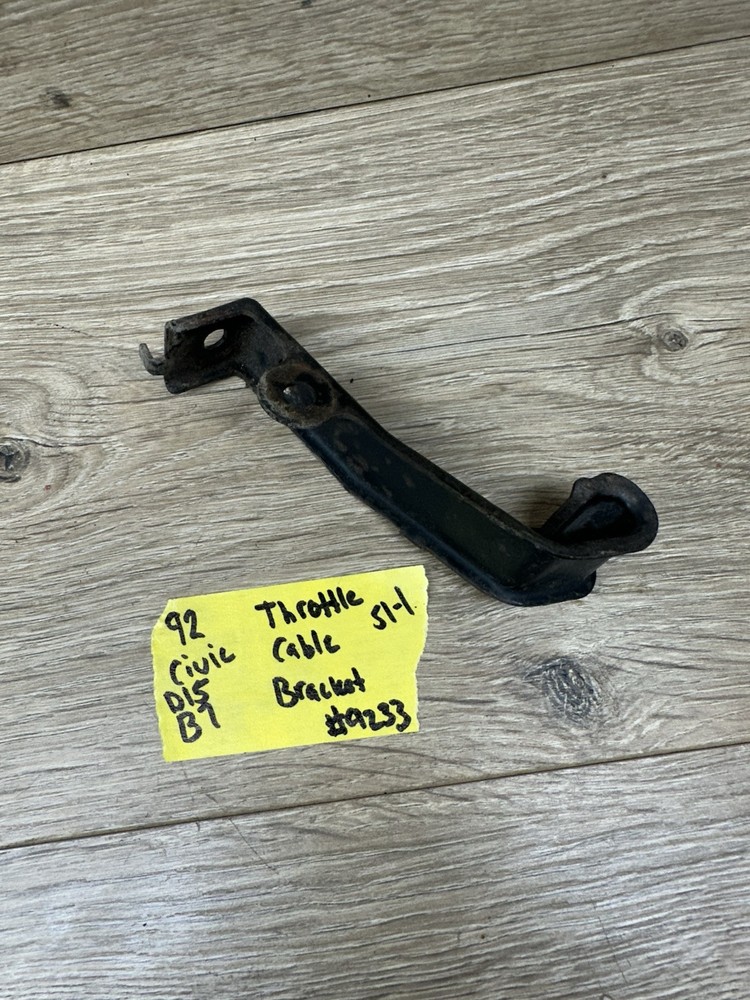 92-95 Civic OEM throttle cable wire mount bracket support #9233