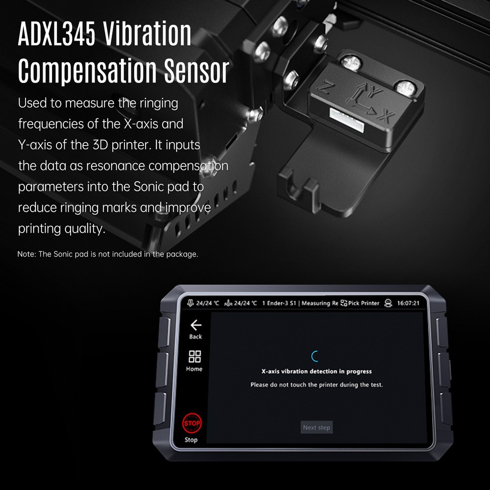 ADXL345 Vibration Compensation Sensor For Sonic Pad Precise Sensin Fit