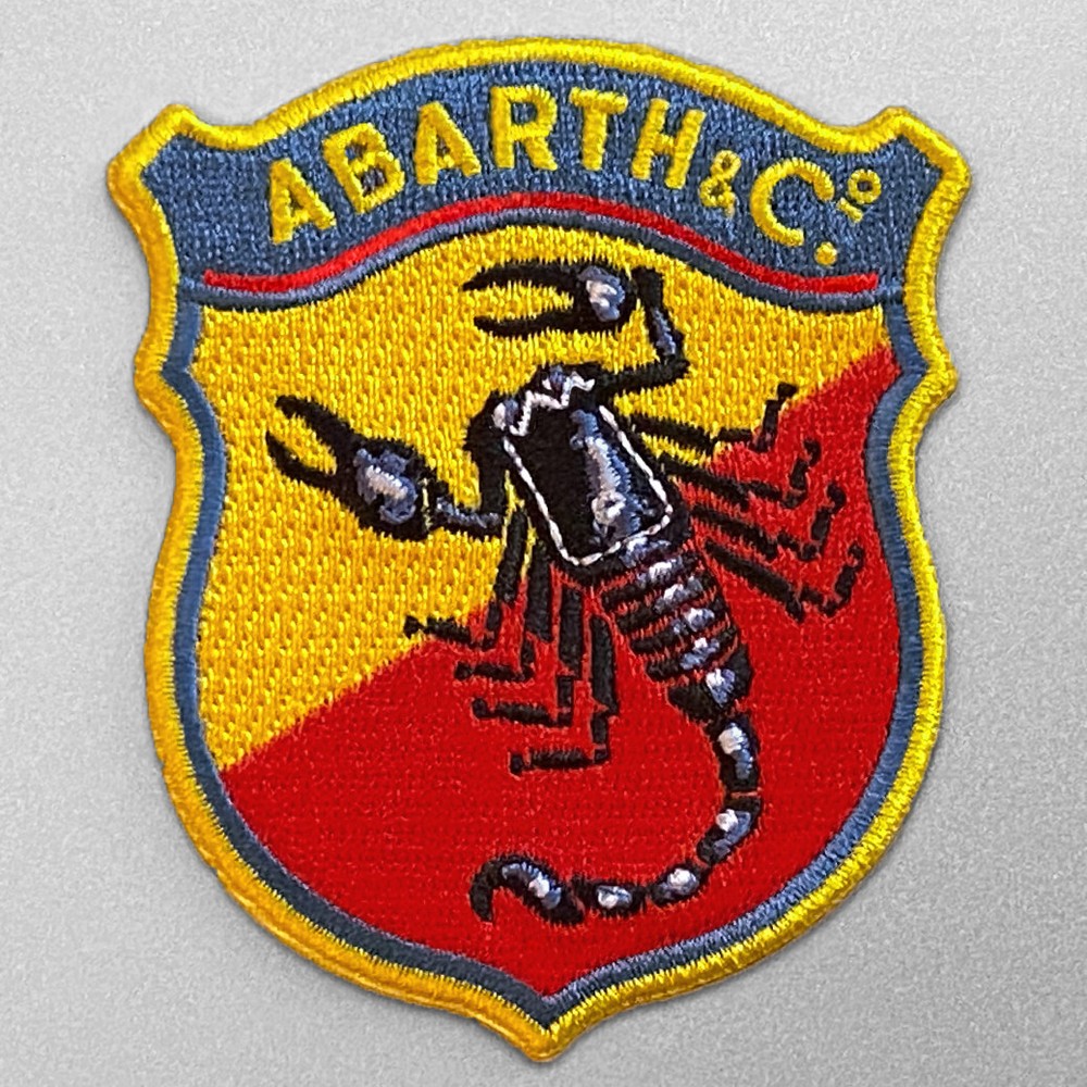 ABARTH & Co Scorpion Embroidered Patch 1954-1959 Version