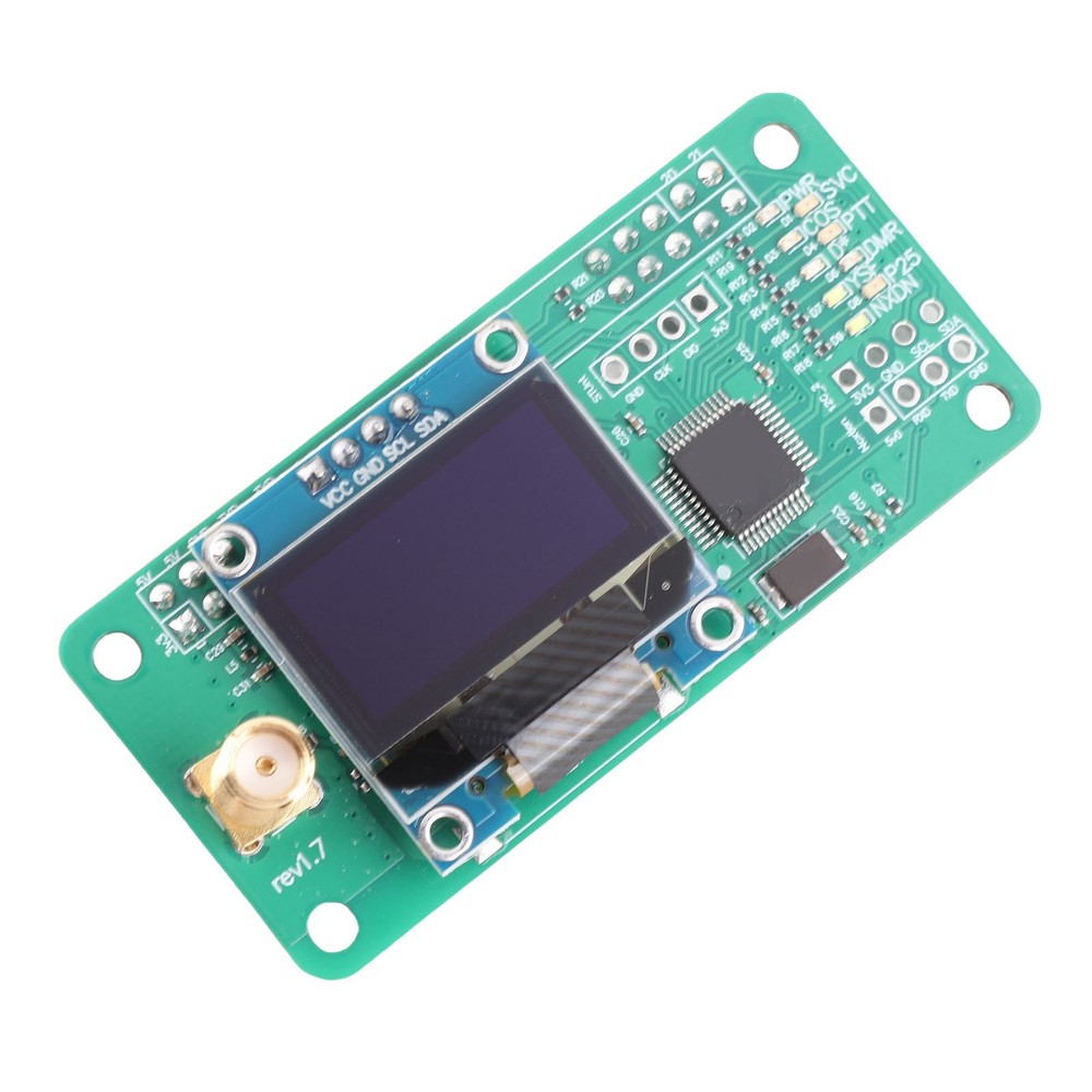 ♡ UHF VHF UV MMDVM Hotspot Module Kit SMA Interface LED Display Hotspot Board