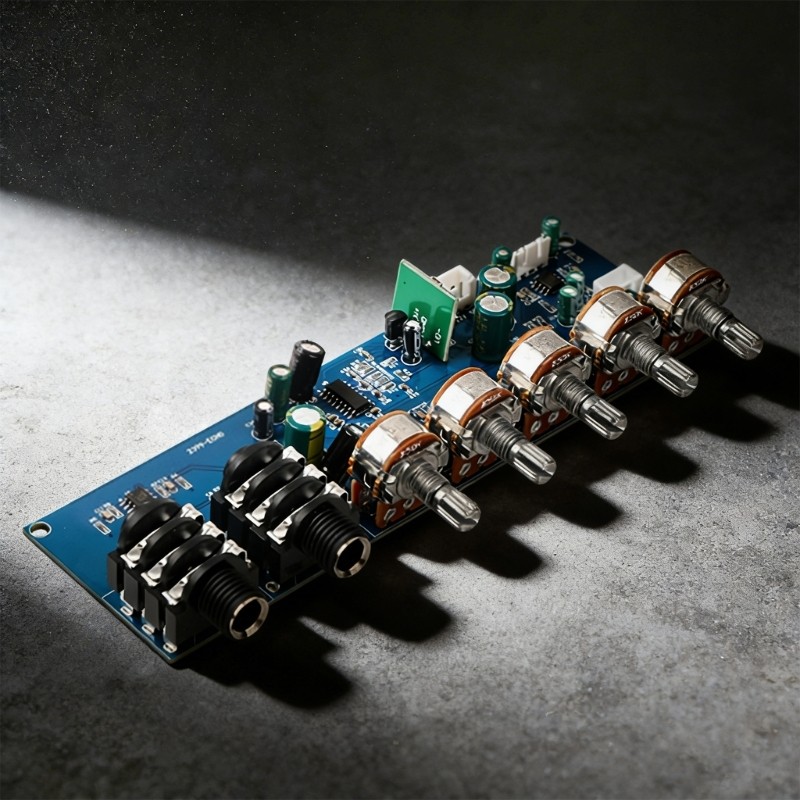 Multifunction Karaoke Preamp with Adjustable & Delay Setting for Karaoke Use