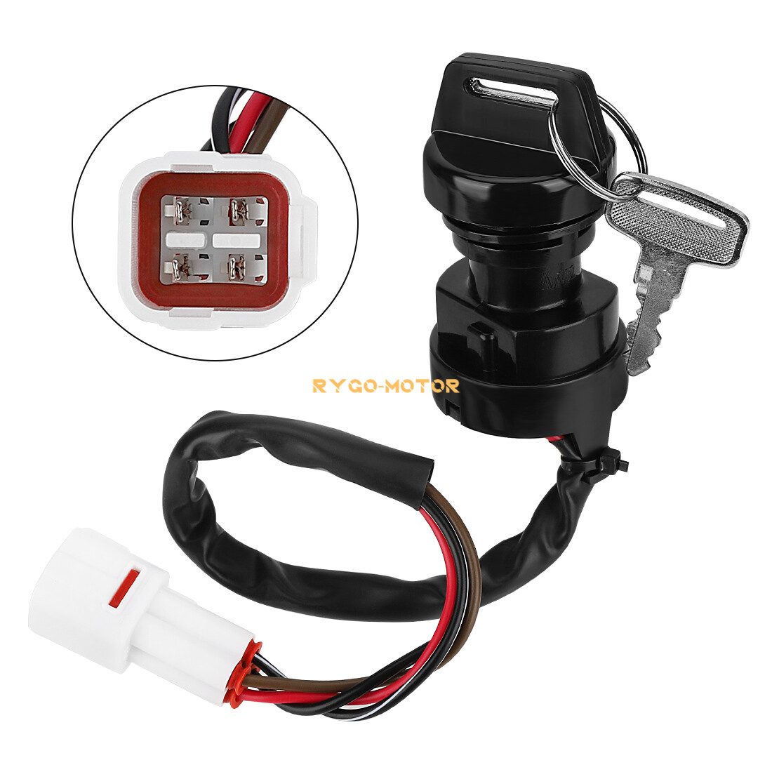 Ignition Key Switch for Yamaha Timberwolf 250 YFB250 YFB250FW 1994 1995 - 2000