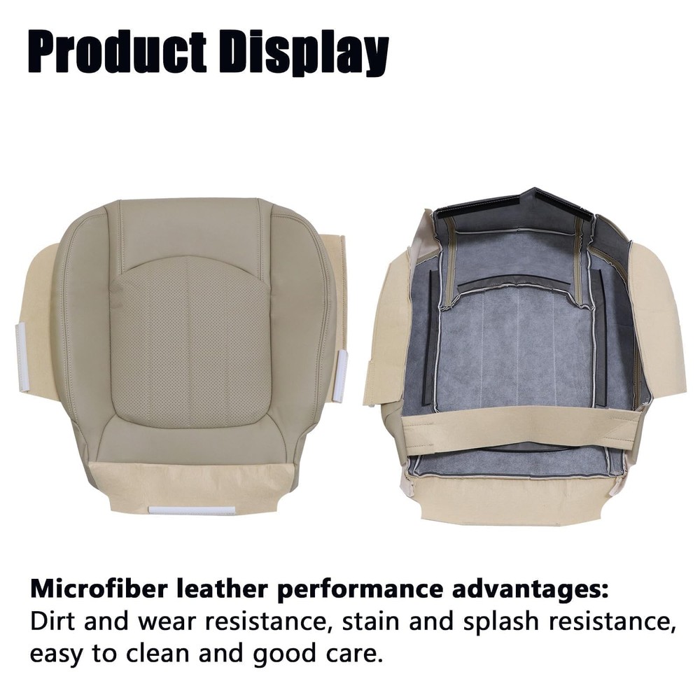 SecosAutoparts Driver Side Bottom Perforated Leather Tan(Perforated leather)