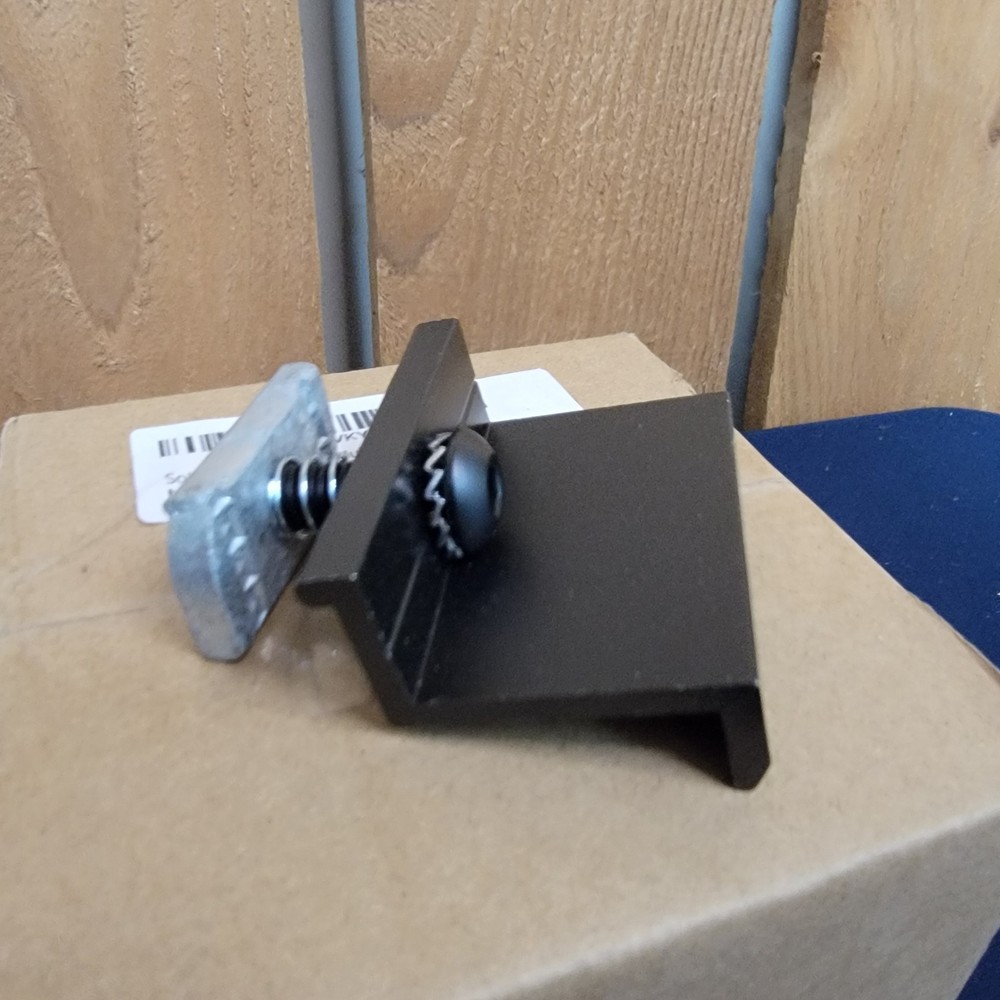 Solar End Clamp 35mm Module Frame 35-39mm 10 Pack