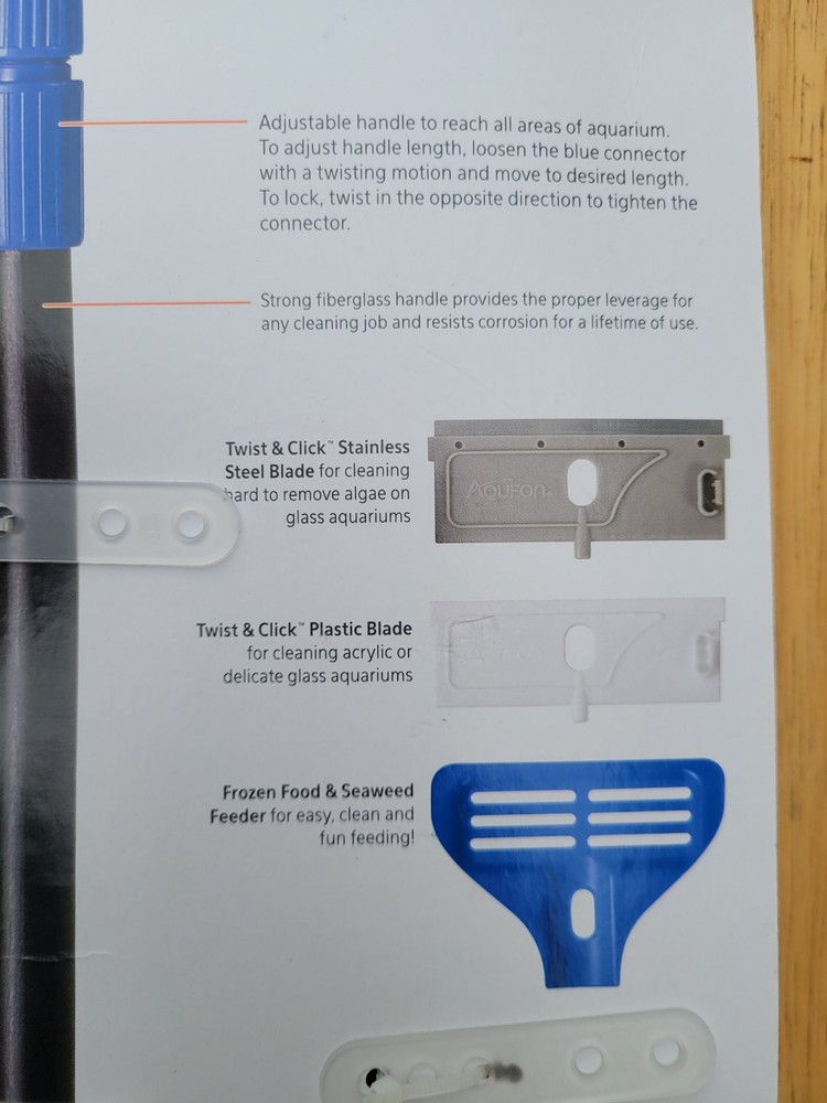 Aqueon ProScraper 3.0™ Adjustable Aquarium Algae Scraper