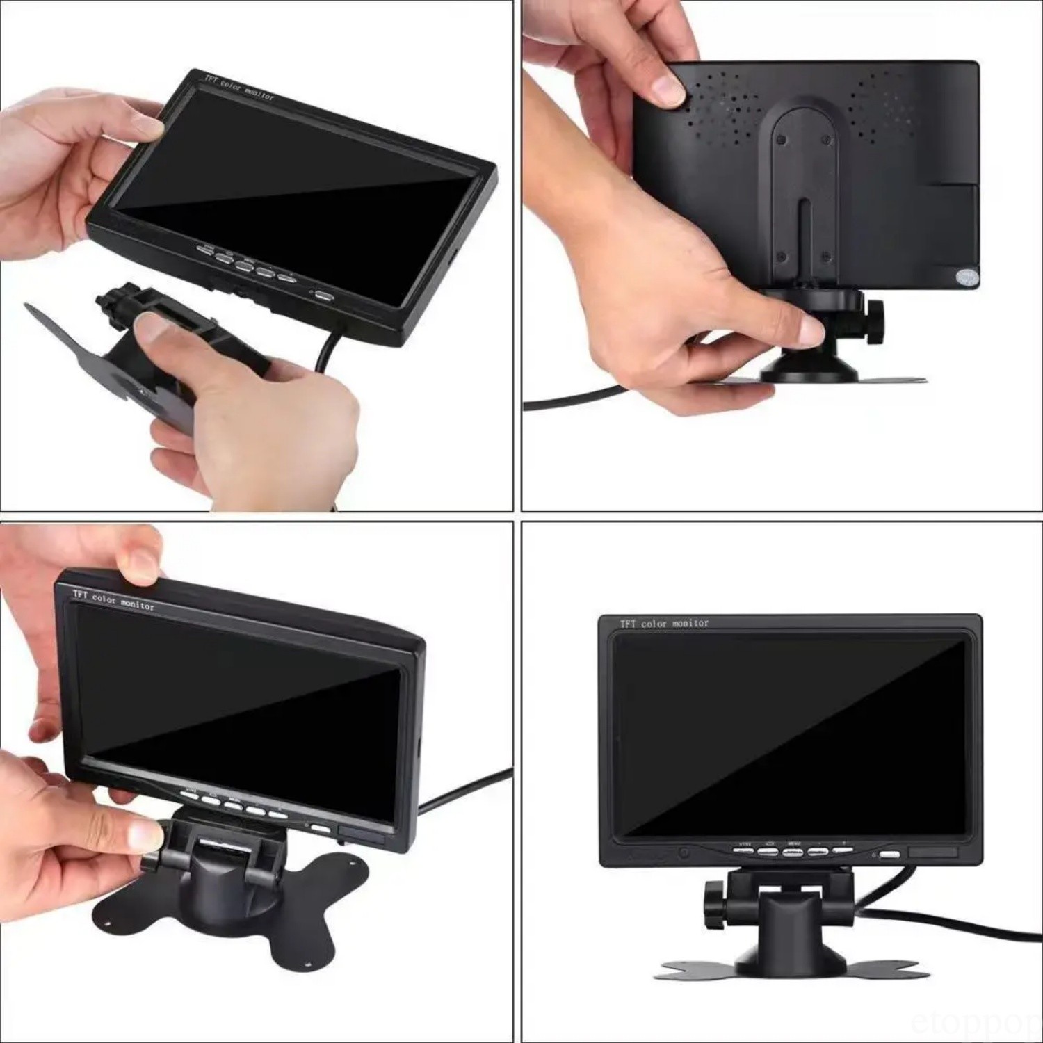 7'' Backup Camera and Monitor Kit System Back Parking Night Vision For Truck RV