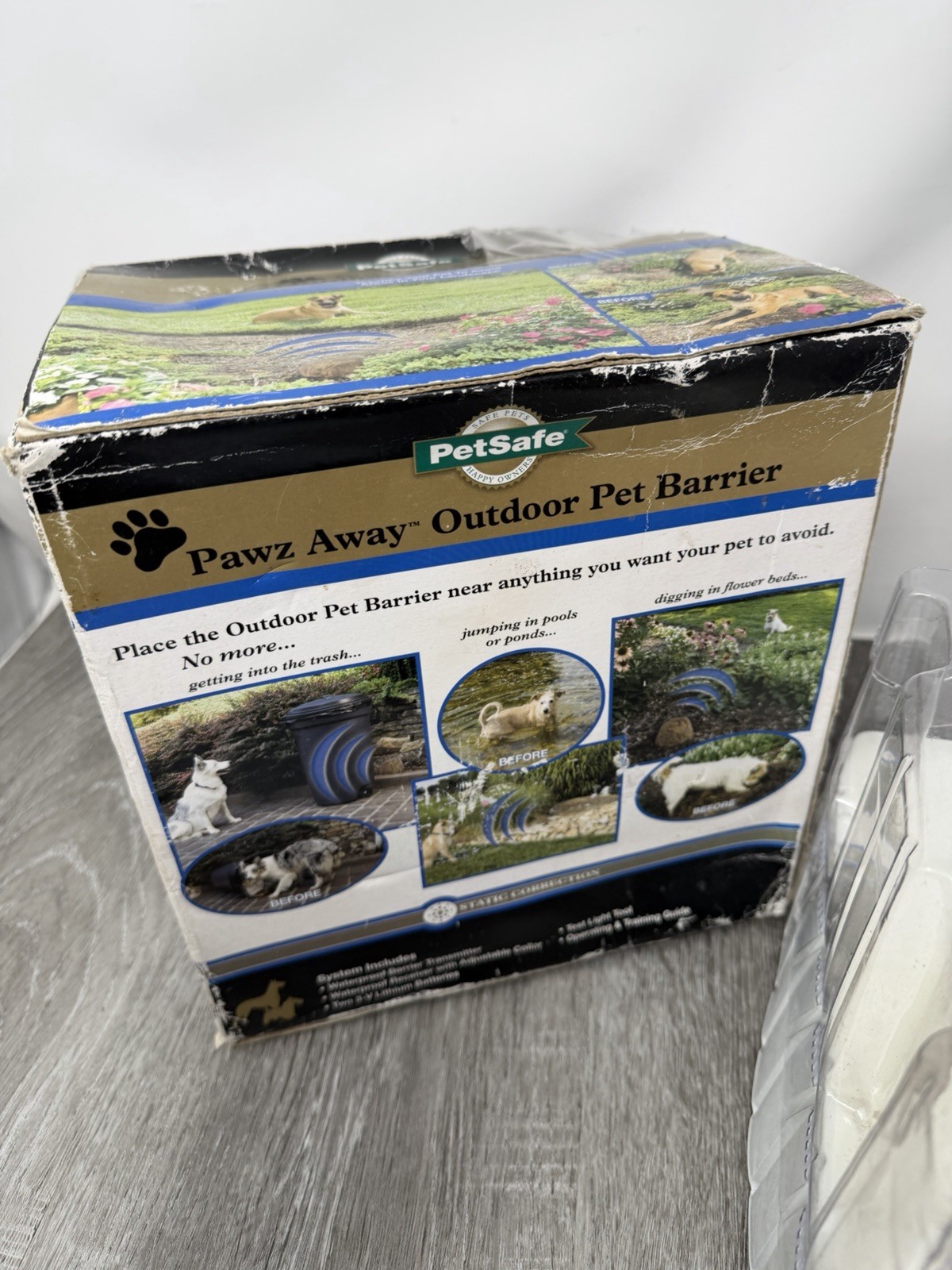 PetSafe Pawz Away Wireless Rock Outdoor Dog Fence Barrier PWF00-11923 OPEN BOX