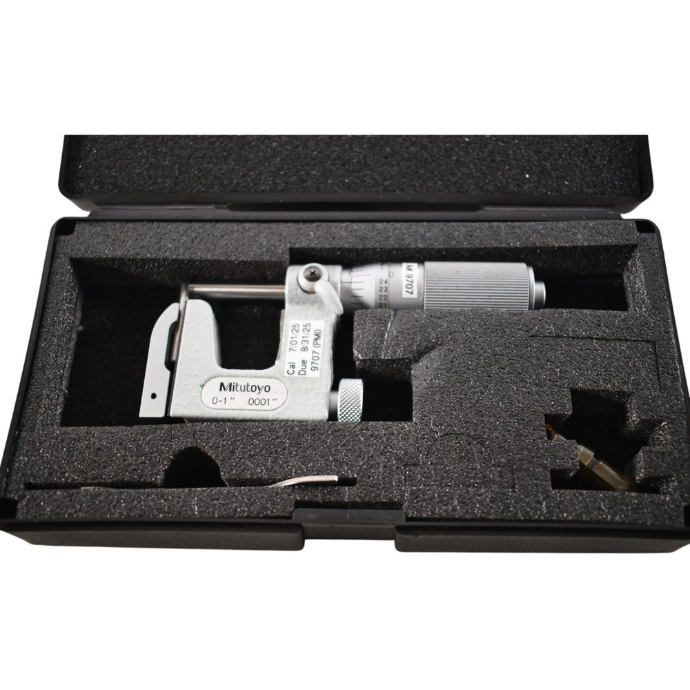 Mitutoyo 117-107 Interchangeable Anvil Micrometer