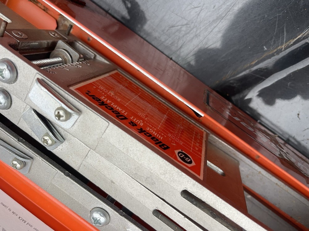 Black & Decker Hinge Butt Template Kit 57809 with Original Case