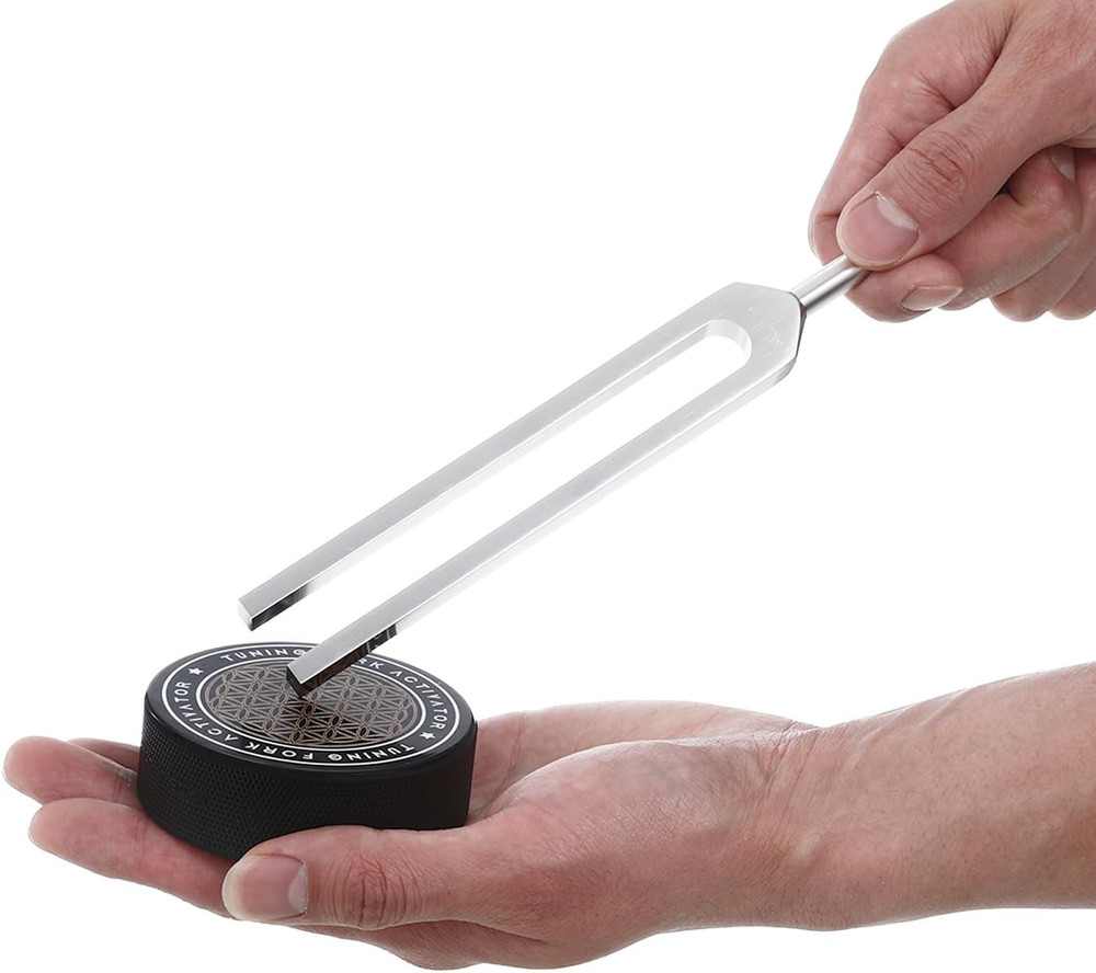 Tuning Fork Activator for Healing Tuning Fork Black Rubber Activator Creates ...