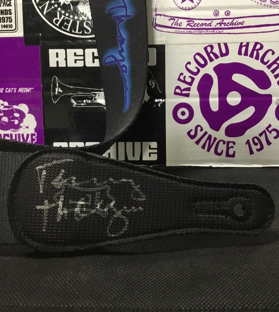 KISS TOMMY THAYER Autographed Guitar Strap