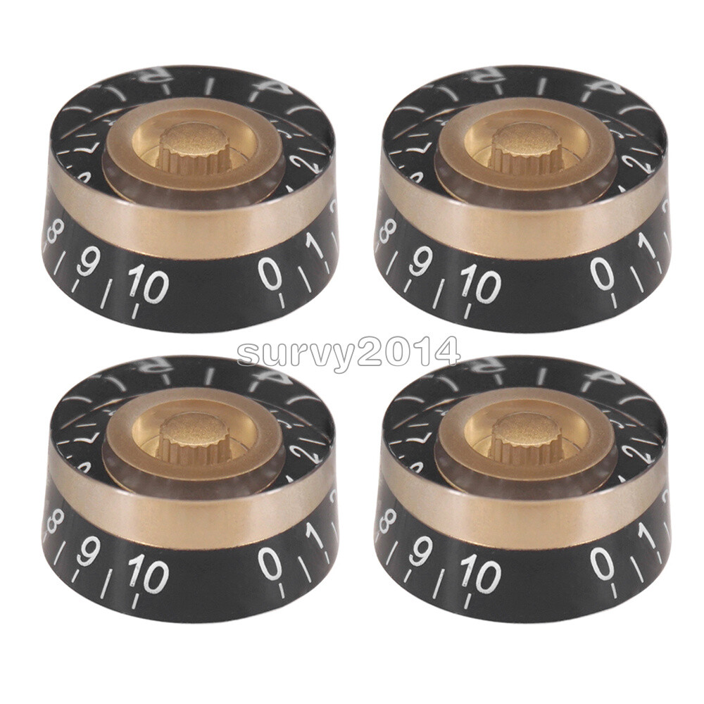 4PCS Electric Guitar Tone Volume Control Knobs for EPI/LP Electric Guitar