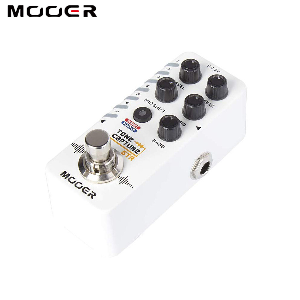 Mooer Tone Capture GTR Guitar Modelling Pedal True Bypass Buffer Bypass Switch
