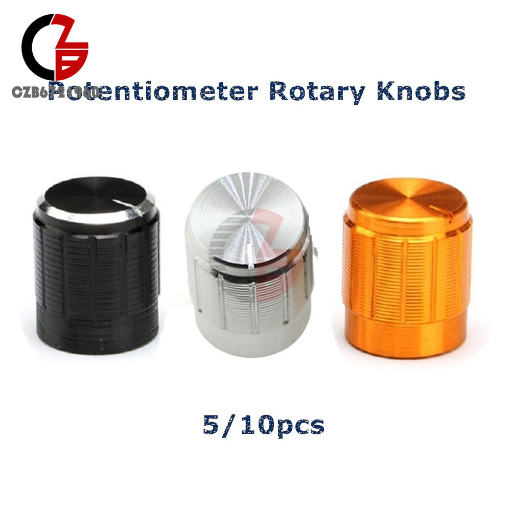 WH148 15X17MM Knurled Shaft Potentiometer/Encoder Rotary Knobs Control 5/10PCS