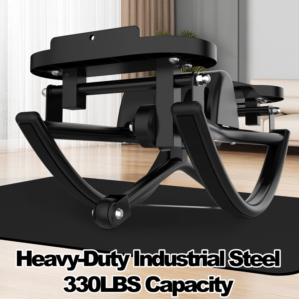 Lateral Rocking Stepper with Resistance Bands, LCD & Mat
