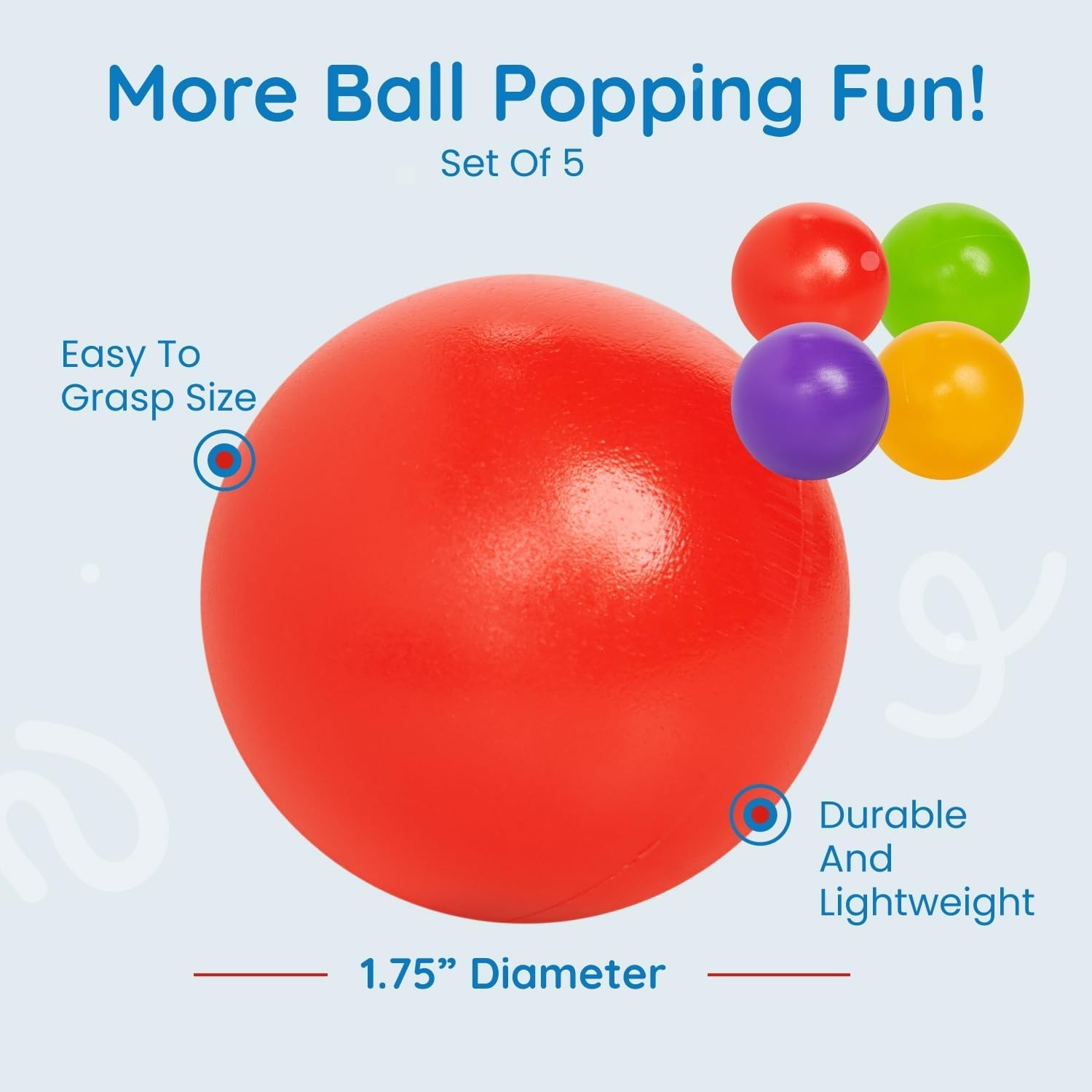 Multi-Colored Replacement Ball Set for Playskool Ball Popper Toys