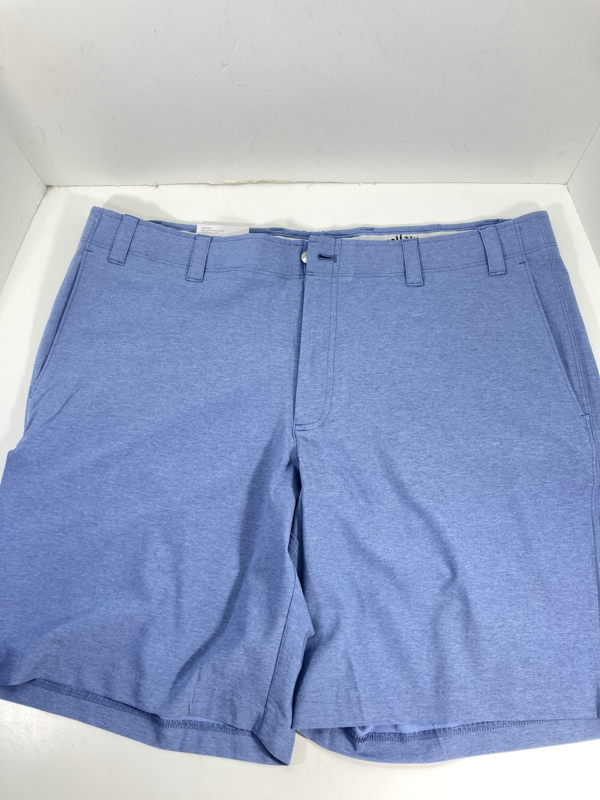 Callaway Performance Golf Shorts Men Size 40X10 Blue Flat Front Stretch NWT