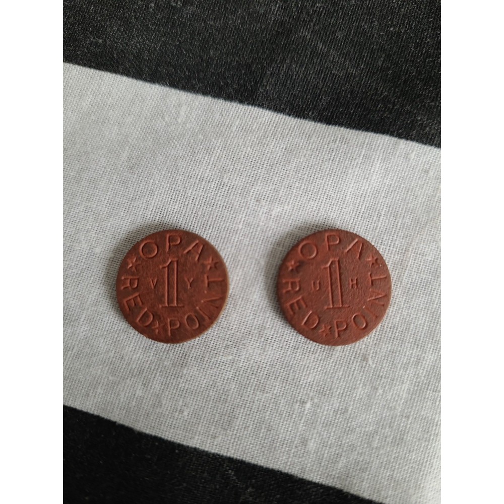 World War II Ration Tokens