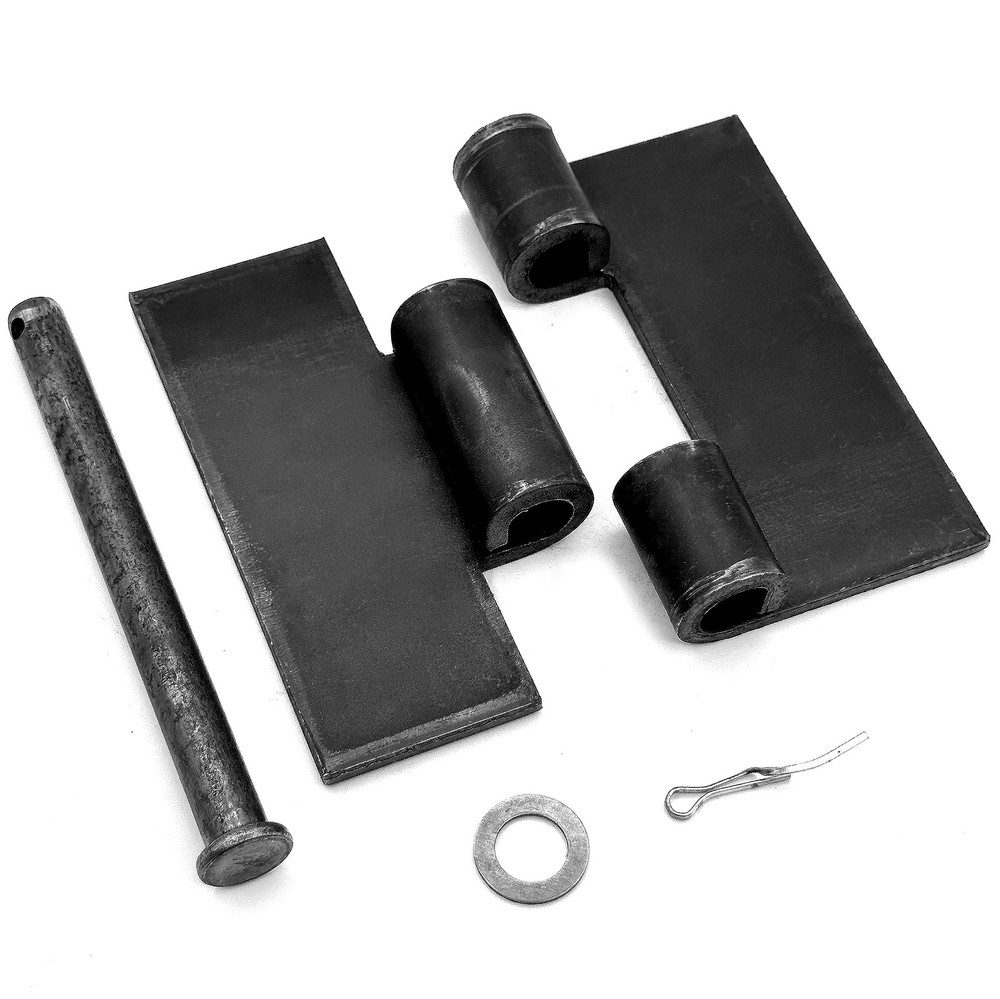 8 Pack Heavy Duty Weldable Hinges 5 mm Thick Solid Steel Butt Weld On Hinges ...