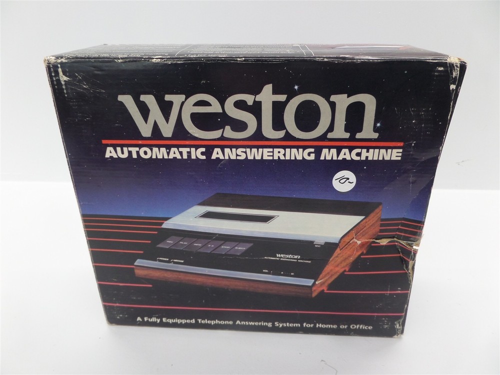 Vintage Weston 4015 Automatic Telephone Answering Machine