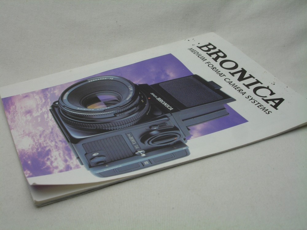 Bronica Medium Format Camera Systems Brochure + small Booklet
