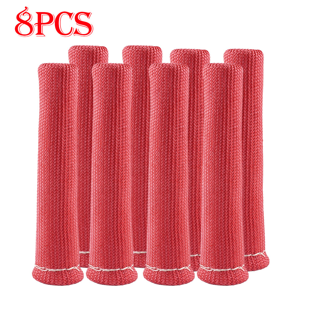 8pcs 2500° Spark Plug Wire Boots Protector Sleeve Heat Shield Cover For LS1/LS2