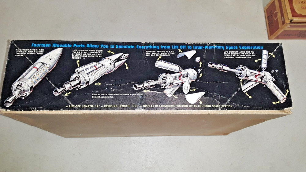 MPC PILGRIM OBSERVER SPACE STATION MODEL KIT 1/100 Scl- Open Box Complete (MK-31