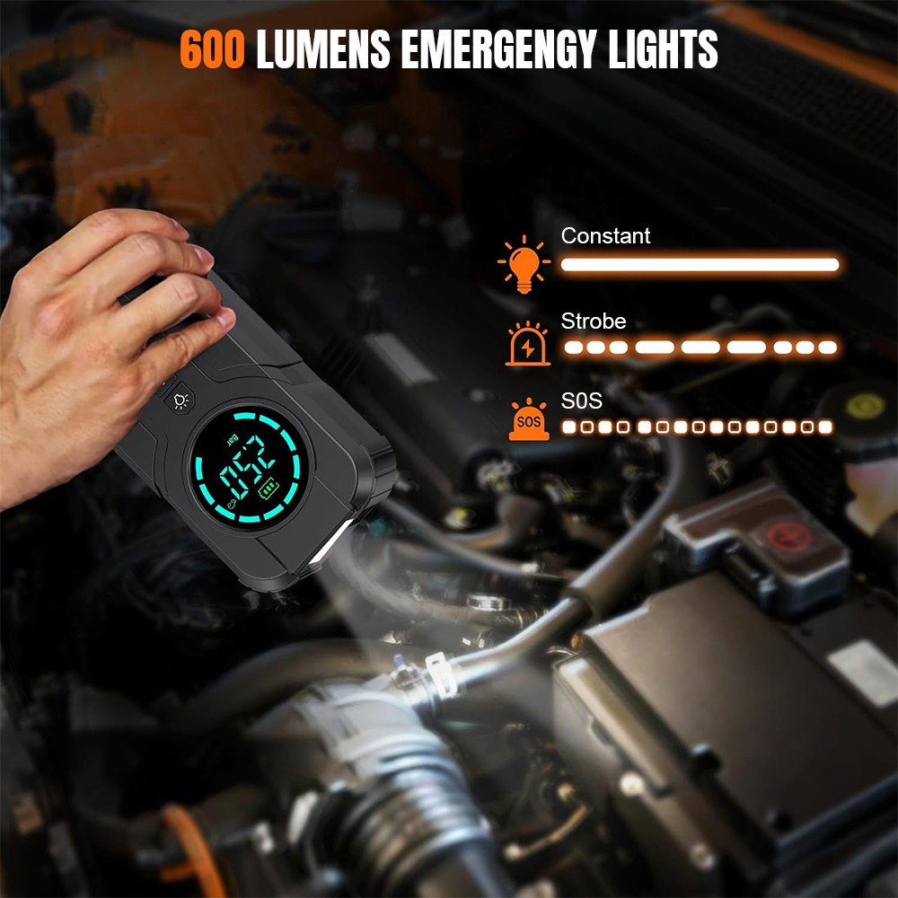 Car Jump Starter Booster Jumper Box Power Bank Battery Charger 100000mAh