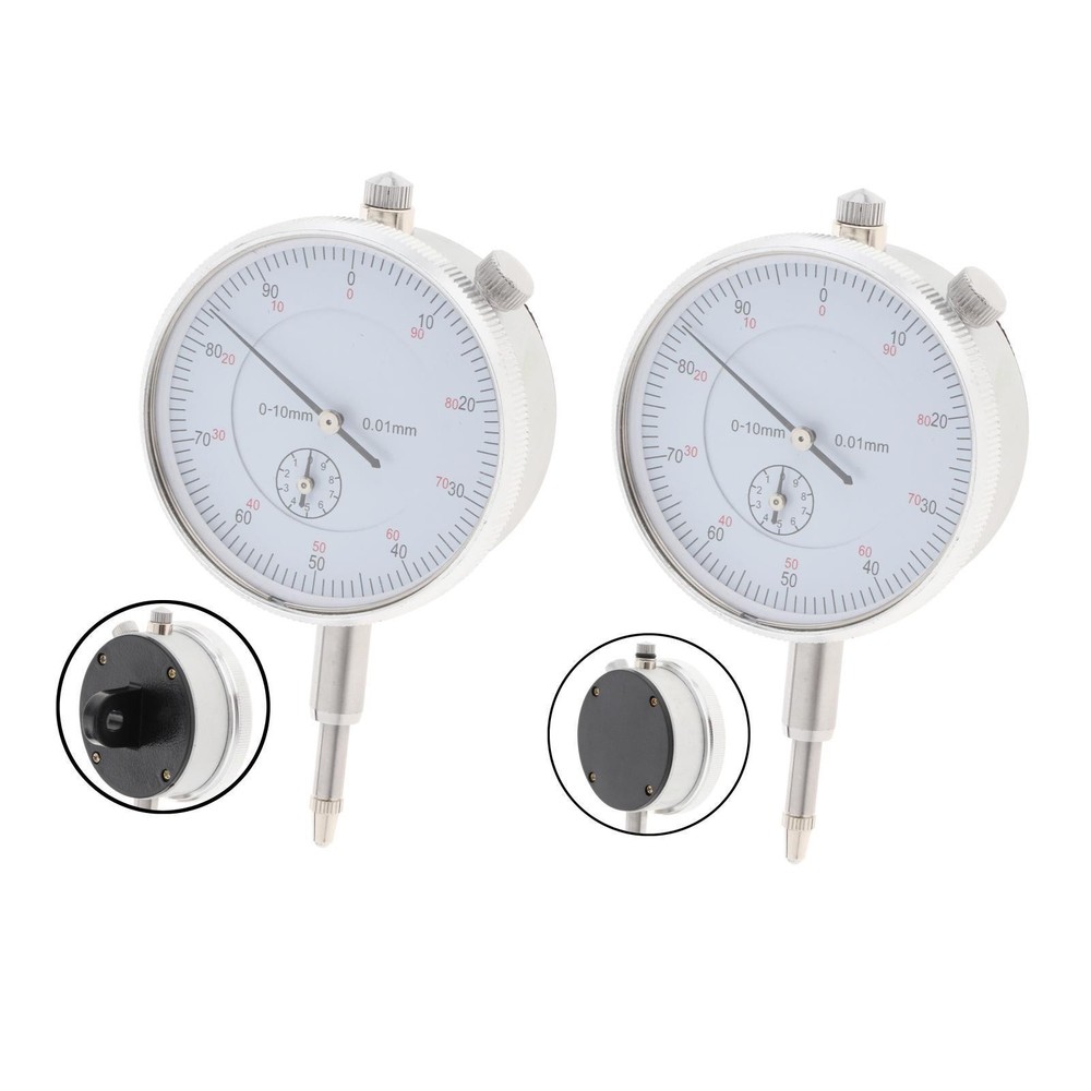Dial Indicator Center Indicator Professional White Face Gauge Test Lever for