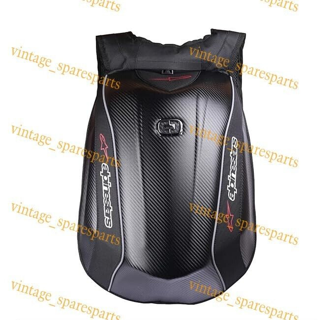 Aerodynamic Weather-Resistant Drag Backpack for Motor Cycle Riders