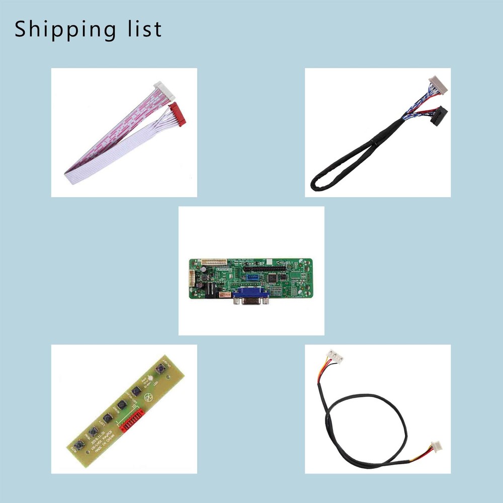 VGA LCD Controller Board For 15inch 1024x768 G150XAN02.1 LCD Screen