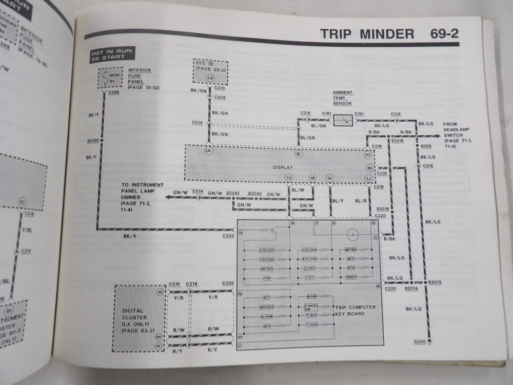 1991 FORD PROBE ELECTRICAL VACUUM TROUBLESHOOTING MANUAL