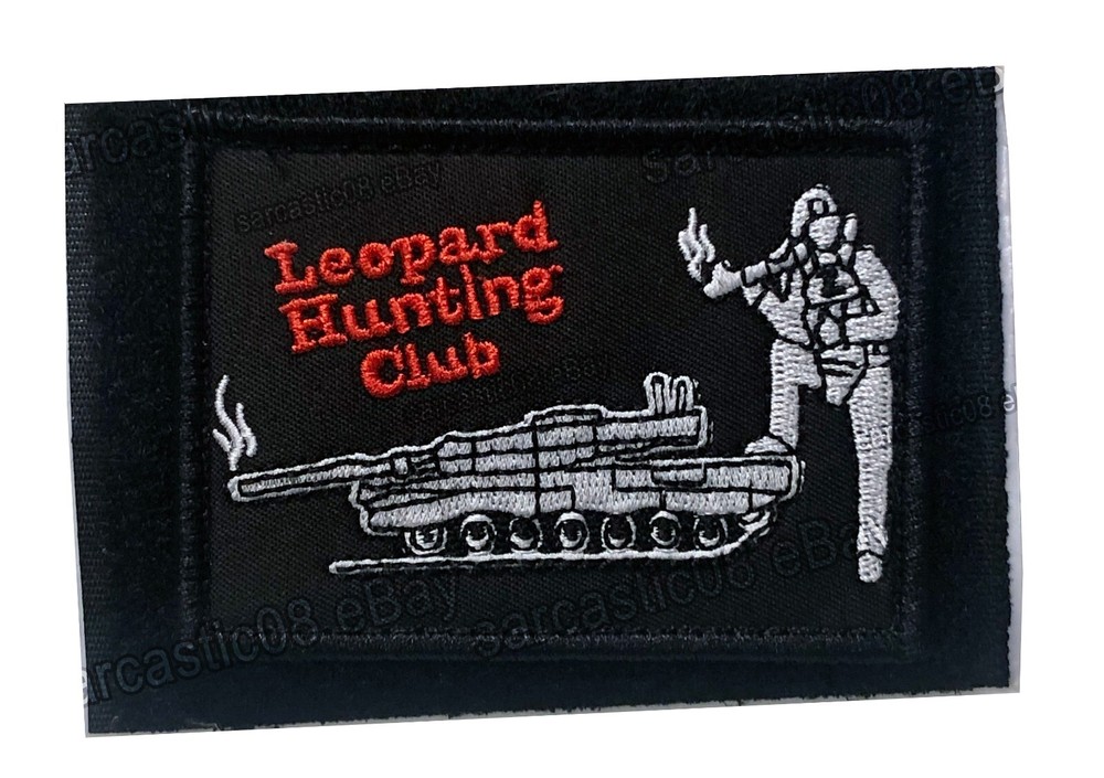 Leopard Hunting Club Patch OPFOR Airsoft Forward Observations Group RusFor