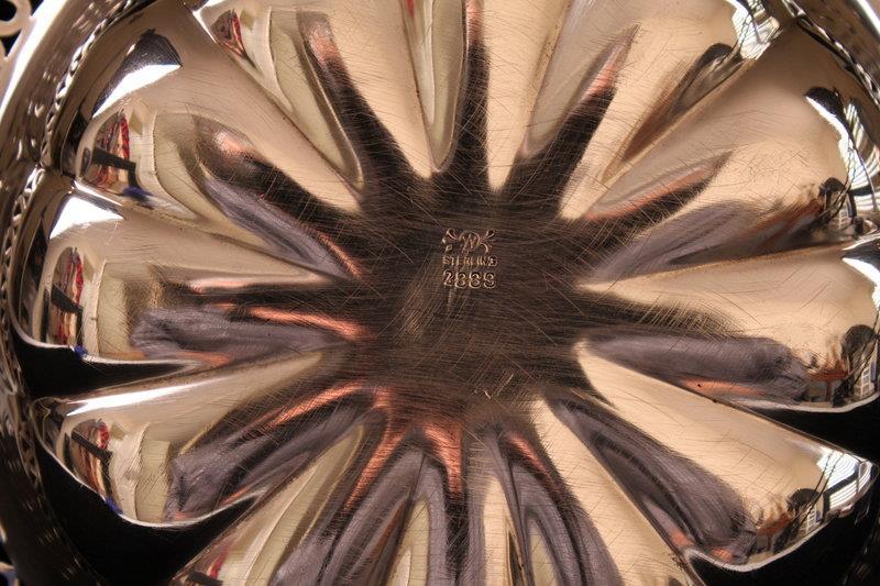 Wonderful Large Sterling Silver Bowl, Ear 20th C.