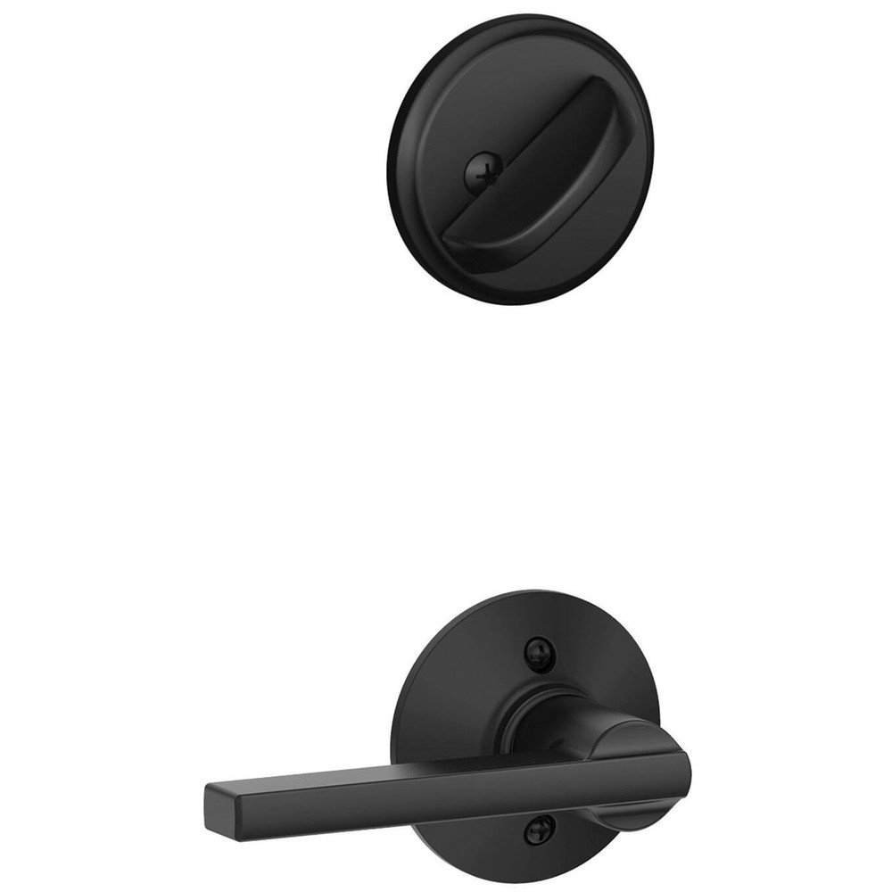 Schlage Latitude Single Cylinder Interior Pack - Matte Black